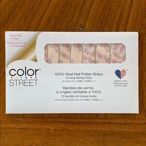 💅 3/$20 Color Street Glower of the Hour  Nail Polish Strips NWT. Unopened